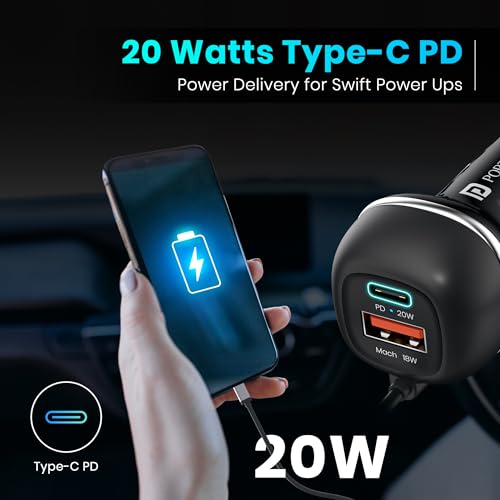 Portronics 71W Car Power 1C