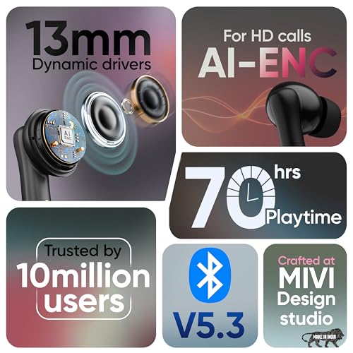 Mivi DuoPods Marathon Earbuds Wireless