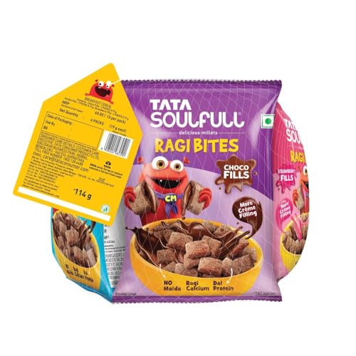 Tata Soulfull Ragi Bites Breakfast Cereal Variety Pack of 6, 114g - Image 4