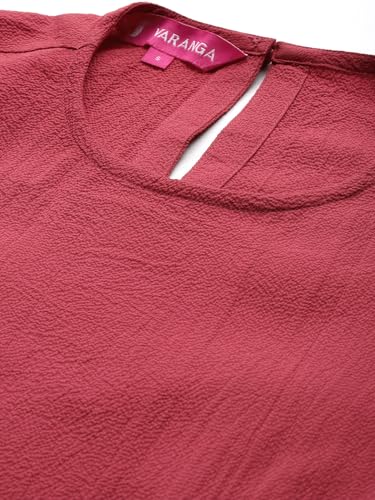 Varanga Women Rust Round Neck