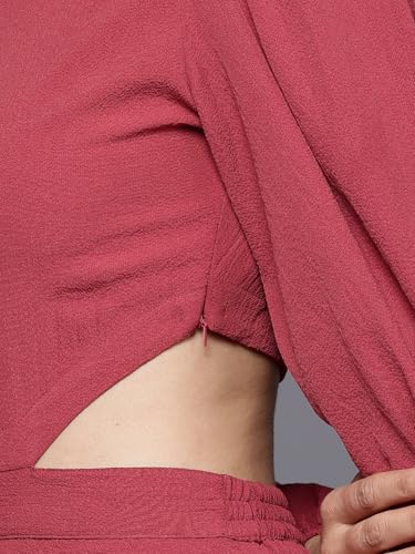 Varanga Women Rust Round Neck