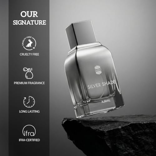 Ajmal Silver Shade EDP Citrus Liquid Perfume For Men, 100ml - Image 6
