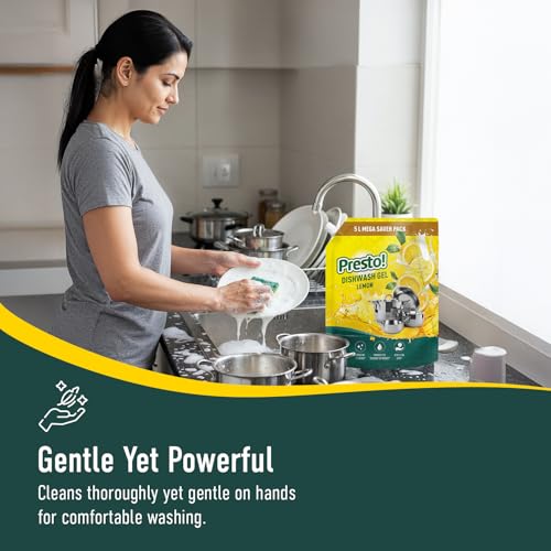Amazon Brand - Presto! Dishwash