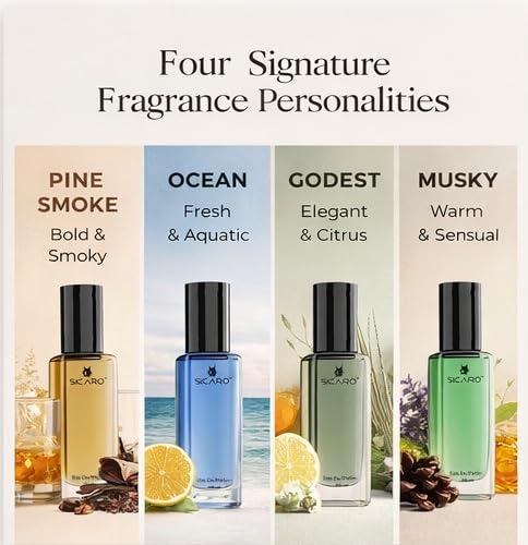 Pack of 4 Perfume Gift Set (20ml Each) - Image 2