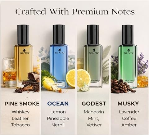 Pack of 4 Perfume Gift Set (20ml Each) - Image 3