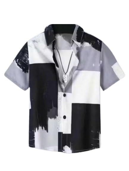 Kids Printed Half Sleeves Shirt