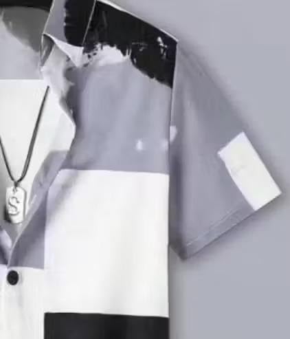 Kids Printed Half Sleeves Shirt - Image 3