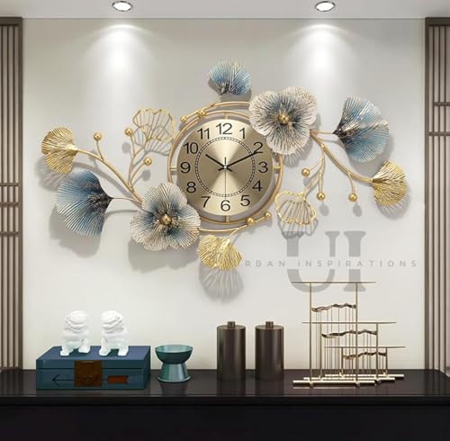 Metal Wall Clock Big Antique