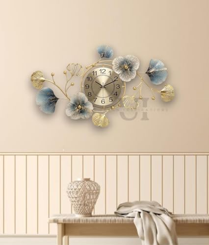 Metal Wall Clock Big Antique