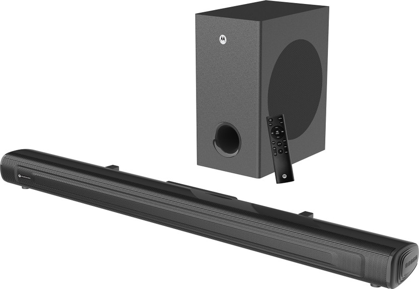 MOTOROLA AmphisoundX Vibe 220 W Bluetooth Soundbar (Black, 2.1 Ch...more
