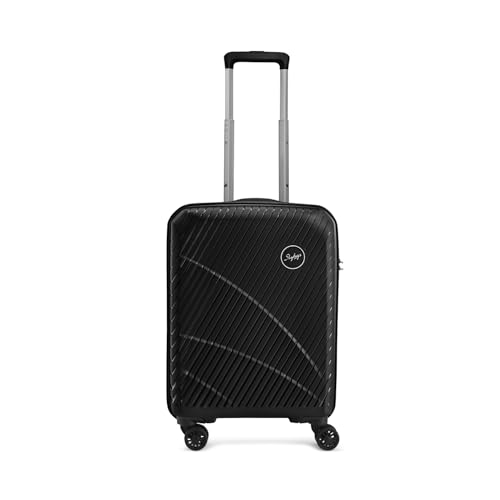 Skybags Streax Cabin (Small Size) Hard Case Trolley Bag, Black - Image 7