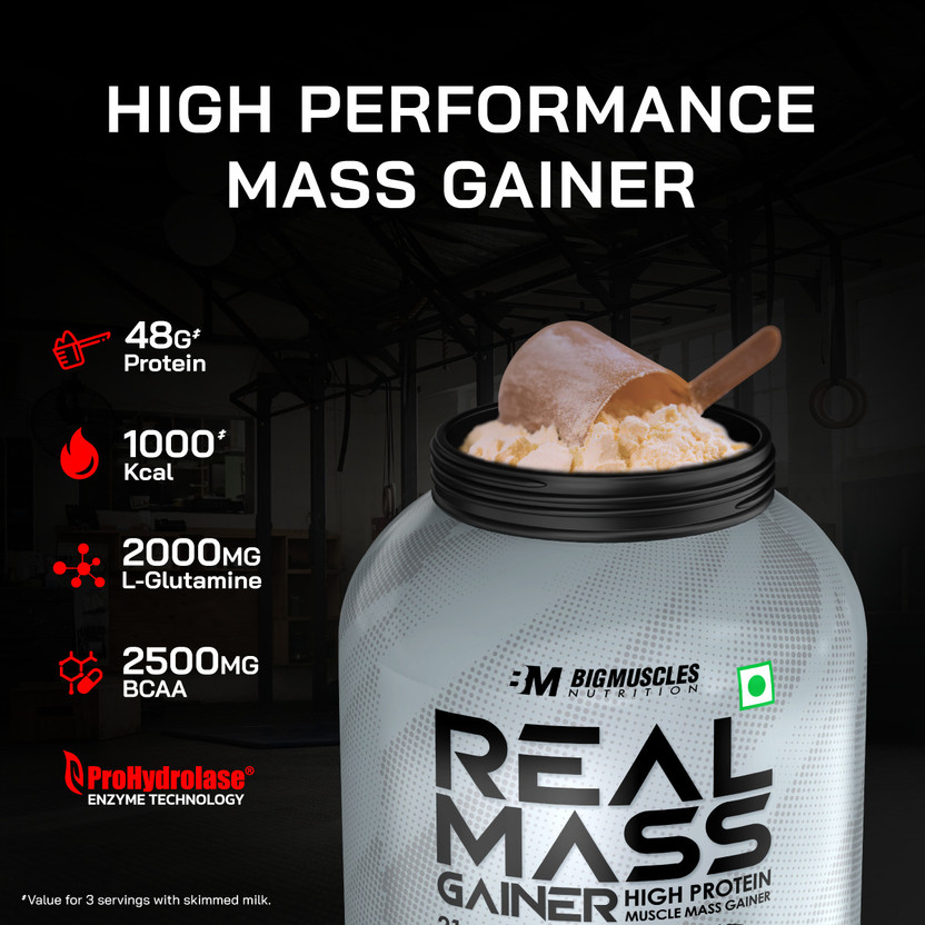 BIGMUSCLES NUTRITION Real Weight Gainers/Mass