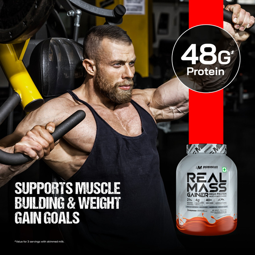 BIGMUSCLES NUTRITION Real Weight Gainers/Mass