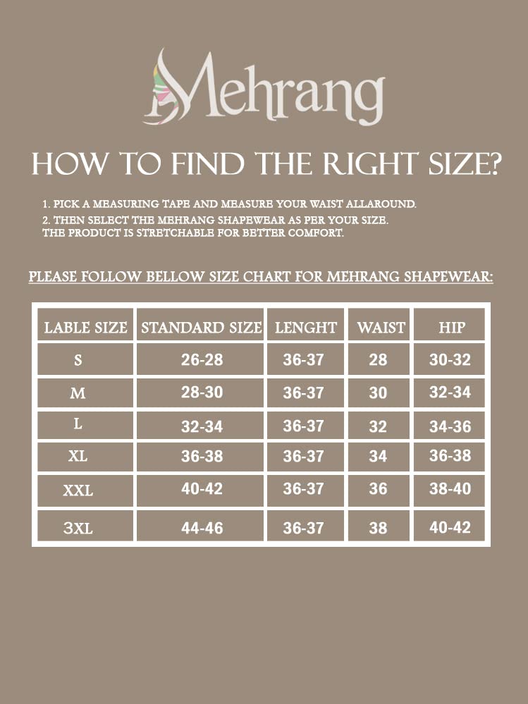 Mehrang Stretchable Saree Shapewear Petticoat