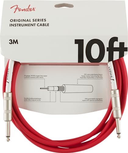 Fender Original Series Cable 10 ft, Fiesta Red 990510010 - Image 3