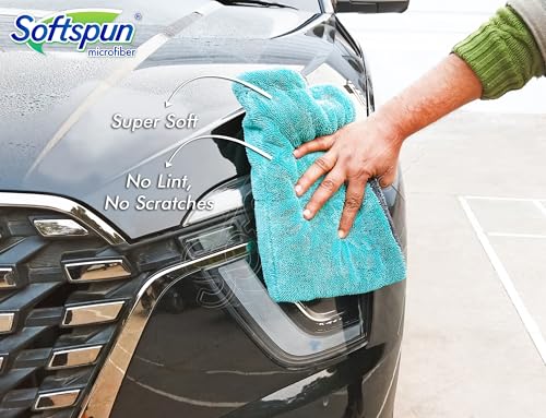 SOFTSPUN Microfiber Cloth for Car