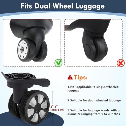 DRAWBRIDGE Luggage Wheel Silicone Protector