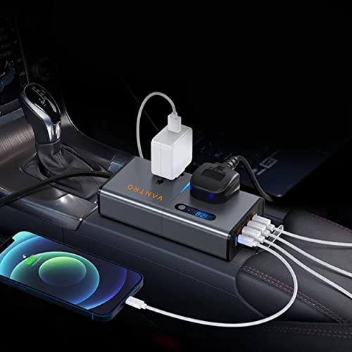 Vantro 200W Car Power Inverter/Laptop