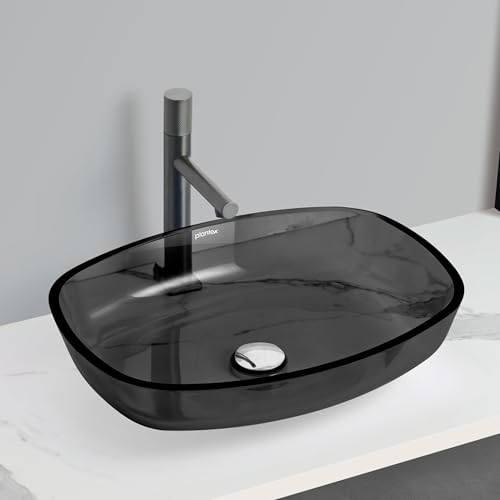 Plantex Glass Basin For Bathroom/Tabletop