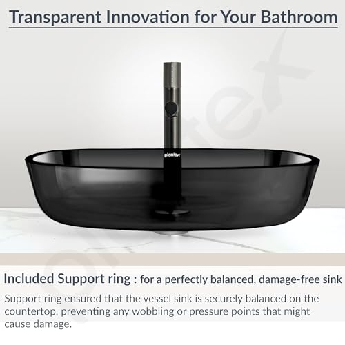 Plantex Glass Basin For Bathroom/Tabletop
