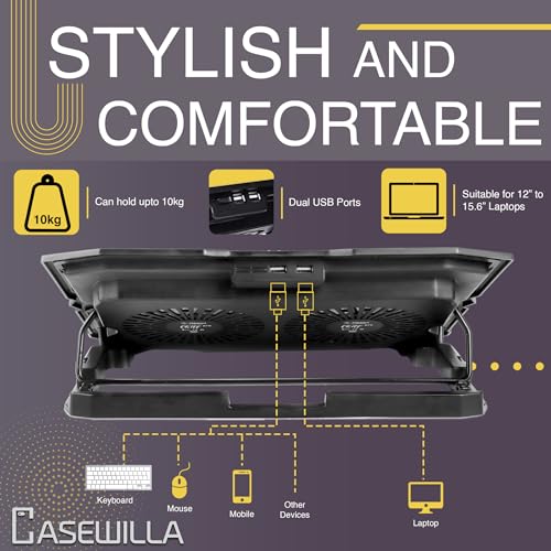 Laptop Cooler Stand Ergonomic, Adjustable