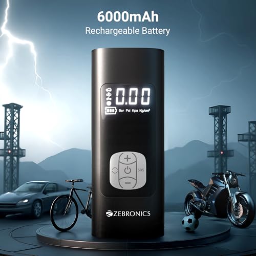 ZEBRONICS 19TI6, Tyre Inflator, 150