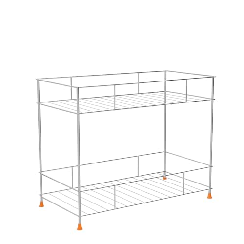 2-Tier Stainless Steel Kitchen Storage