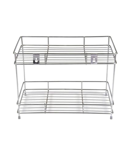 2-Tier Stainless Steel Kitchen Storage