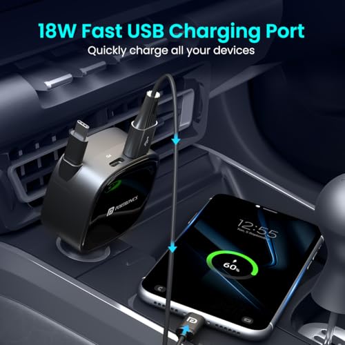 Portronics Car Power Retracto 84W
