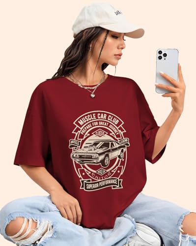 AUSK Oversized T-Shirt for Womens