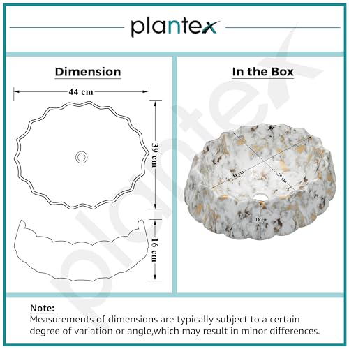 Plantex Ceramic Basin for Bathroom/Table