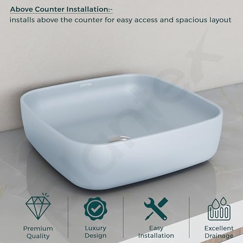 Plantex Platinum Ceramic Tabletop Square