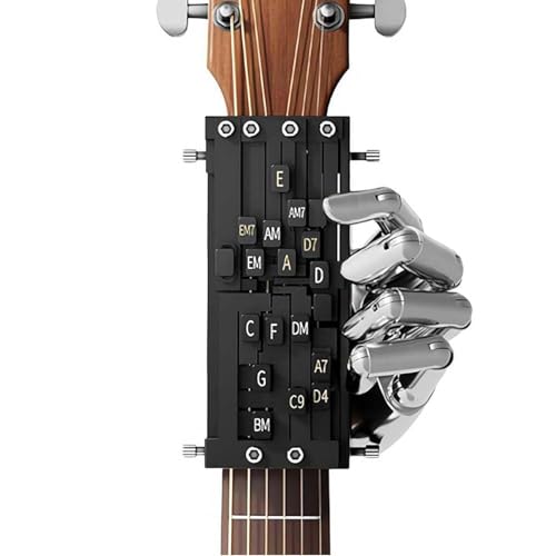 HASTHIP Guitar Chord Presser Clip-On Beginner Tool Capo Compatible