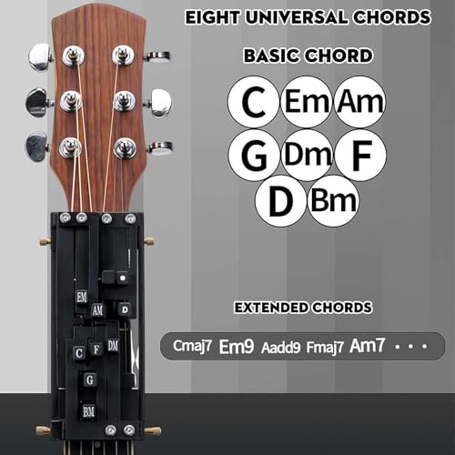 HASTHIP Guitar Chord Presser Clip-On Beginner Tool Capo Compatible - Image 5
