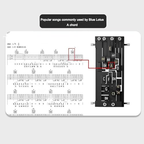 HASTHIP Guitar Chord Presser Clip-On Beginner Tool Capo Compatible - Image 6