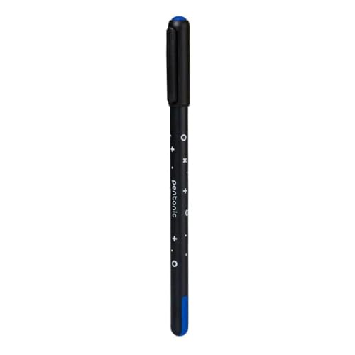 Pentonic Cipher 0.5mm Ball Pen, Black Body Blue Ink (Set of 10) - Image 3