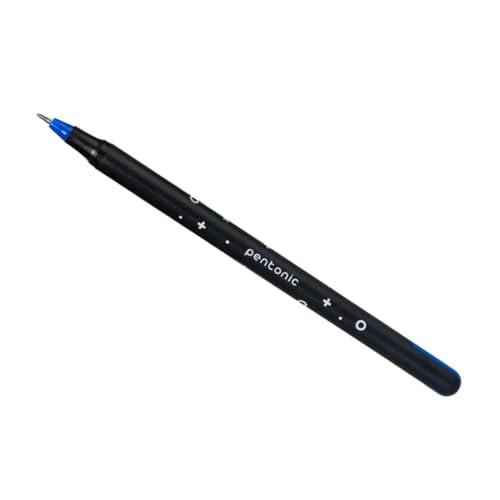 Pentonic Cipher 0.5mm Ball Pen, Black Body Blue Ink (Set of 10) - Image 4