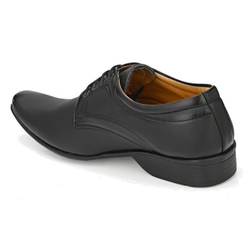 LeatherKraft Textured Formal Lace-Up Shoes - Image 2