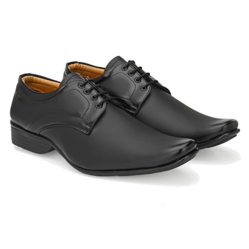 LeatherKraft Textured Formal Lace-Up Shoes - Image 5