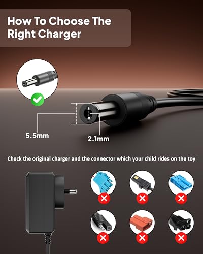 FEDUS 12v Charger for Kids