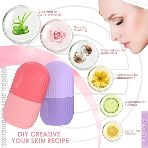 E-COSMOS Ice Face Roller Massager,Ice