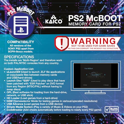 Kaico Free Mcboot 8MB PS2