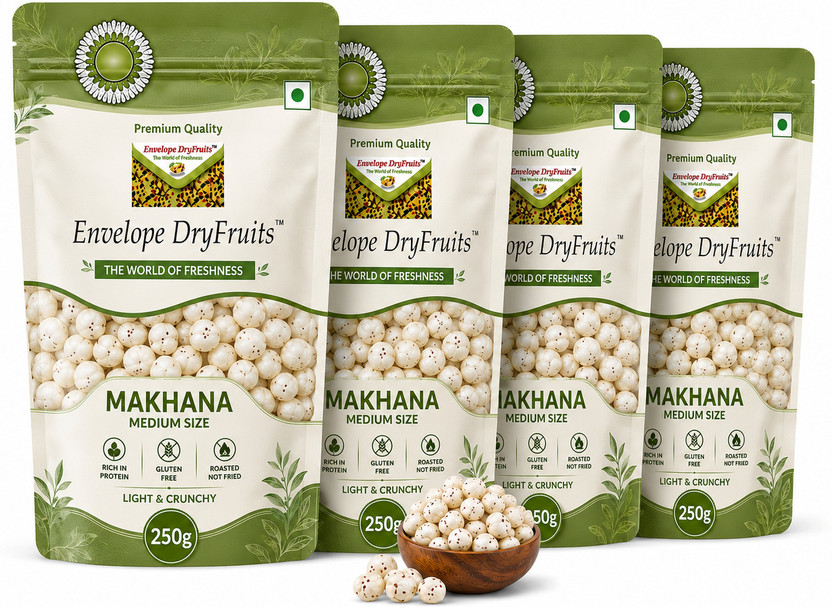 ENGLISH NUTS Classic Makhana Makhana (4 x 250 g) - Image 7