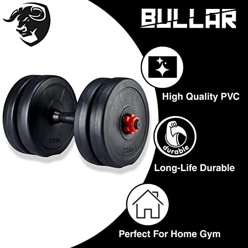 BULLAR Adjustable Dumbbells Set 10
