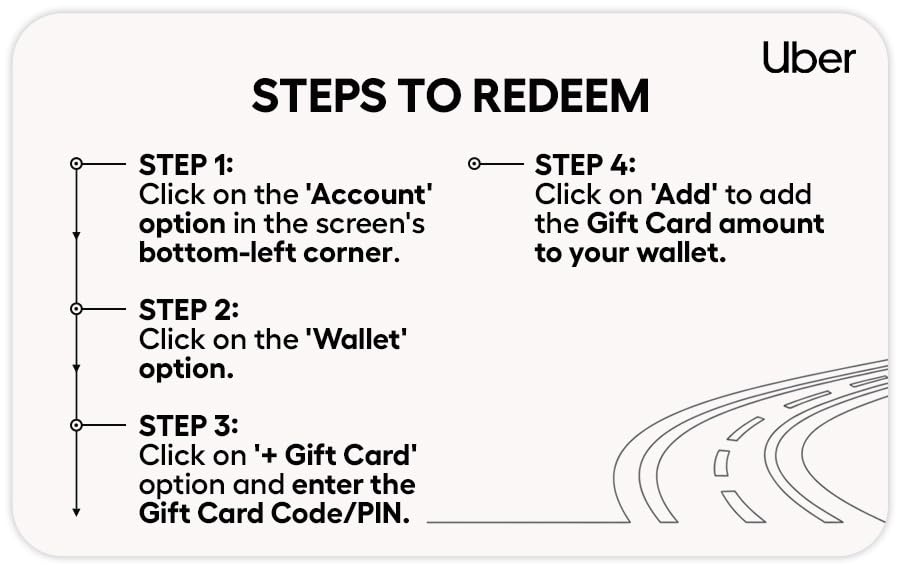 Uber |E-Gift Card | Instant
