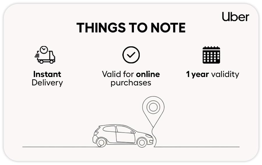 Uber |E-Gift Card | Instant