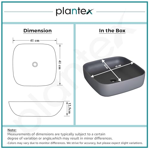 Plantex Premium Tabletop Ceramic Square