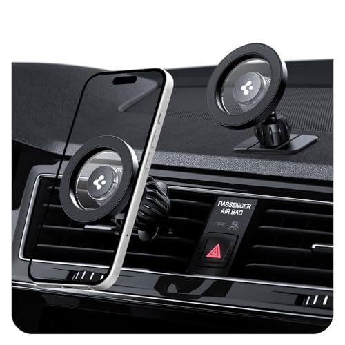 Spigen Magnetic Air Vent & Dashboard Car Mount - Black