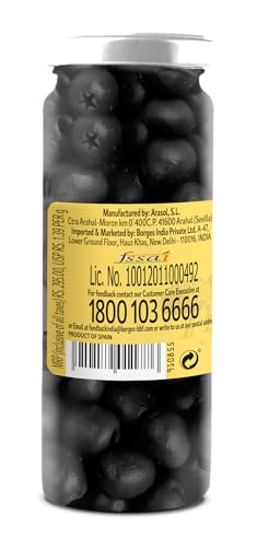 Borges Black Pitted Olives 430g