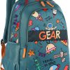 Gear Medium 23 L Backpack Cartoon Space 17" (Green) - Image 2